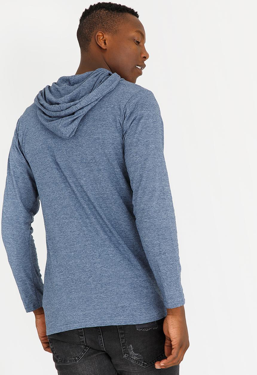 Lizzard - Maiken Cotton Hooded Tee Dark Blue