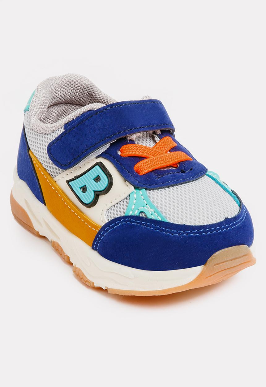 Pop Candy - Velcro Strap Sneaker Multi-colour