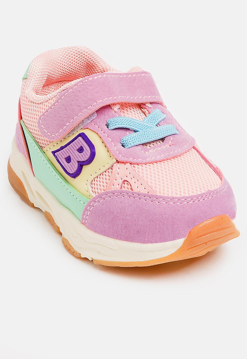 Pop Candy - Velcro Strap Sneaker Mid Pink