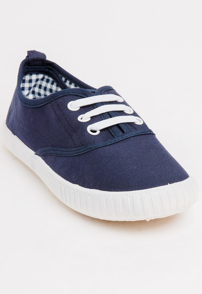 Pop Candy - Lace Up Sneaker Navy