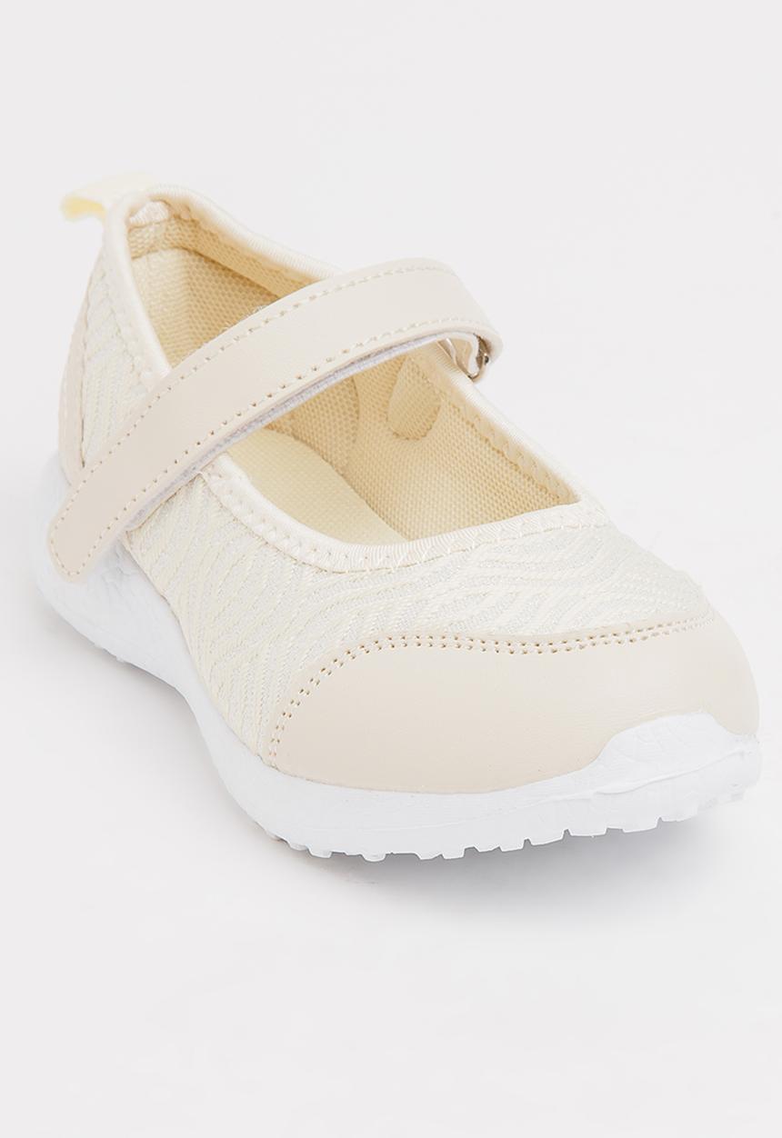 Pop Candy - Velcro Strap Slip On Nude
