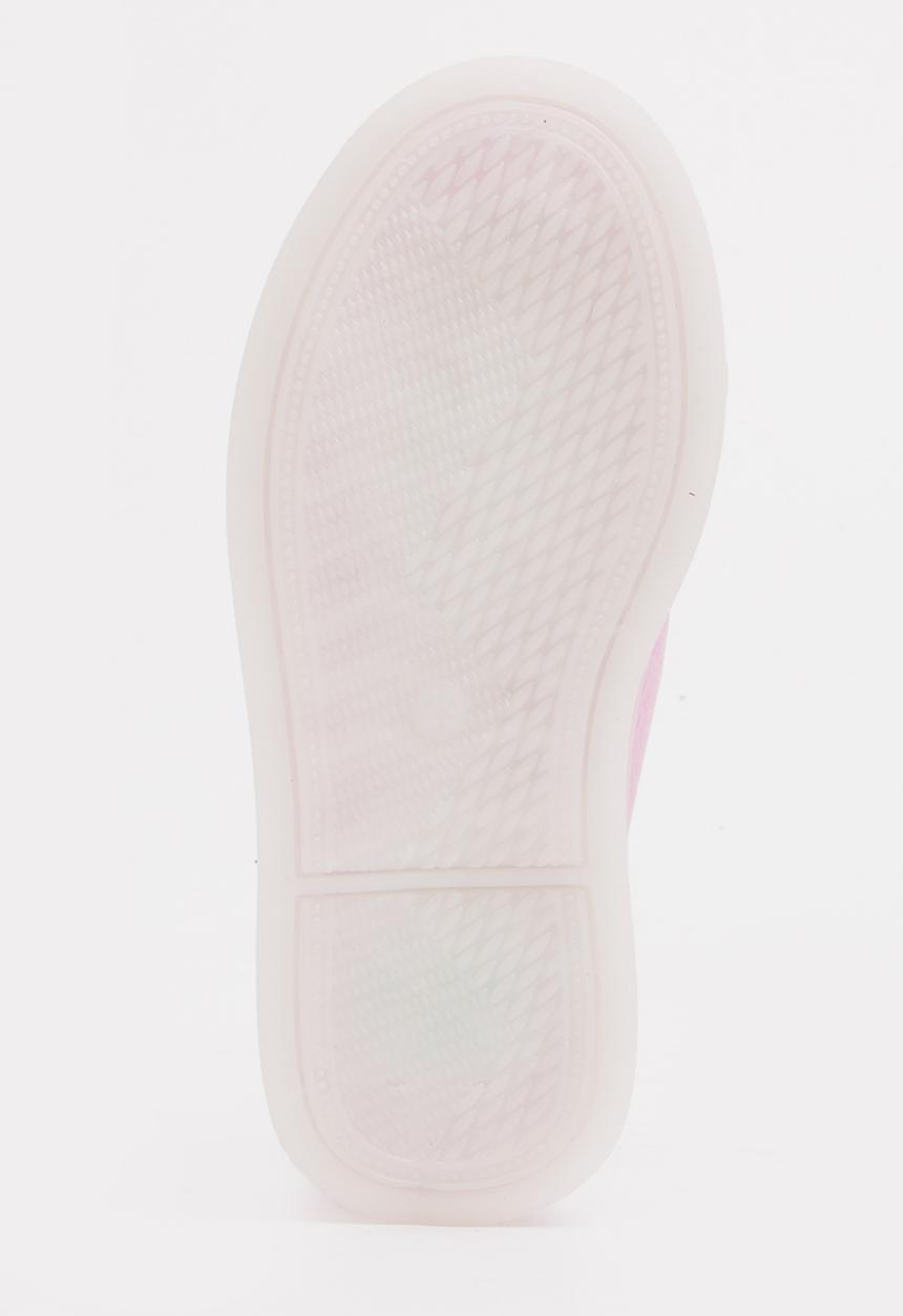 Pop Candy - Velcro Strap Light Up Sneaker Mid Pink