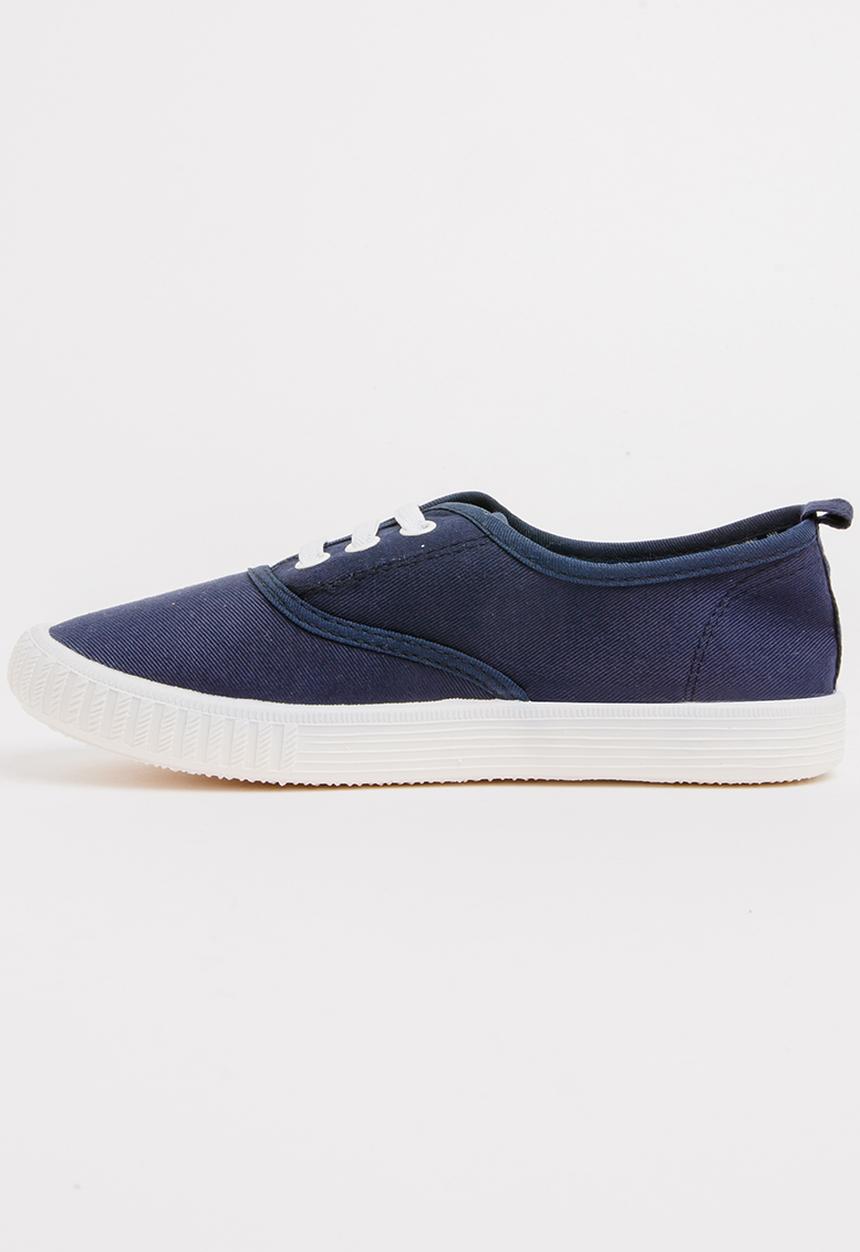 Pop Candy - Lace Up Sneaker Navy