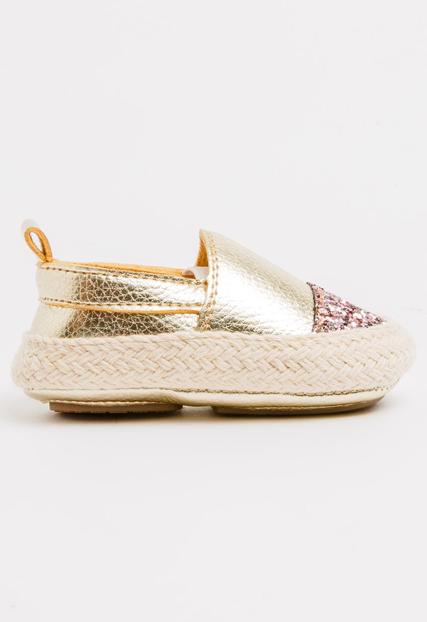 Pop Candy - Glitter Slip On Gold