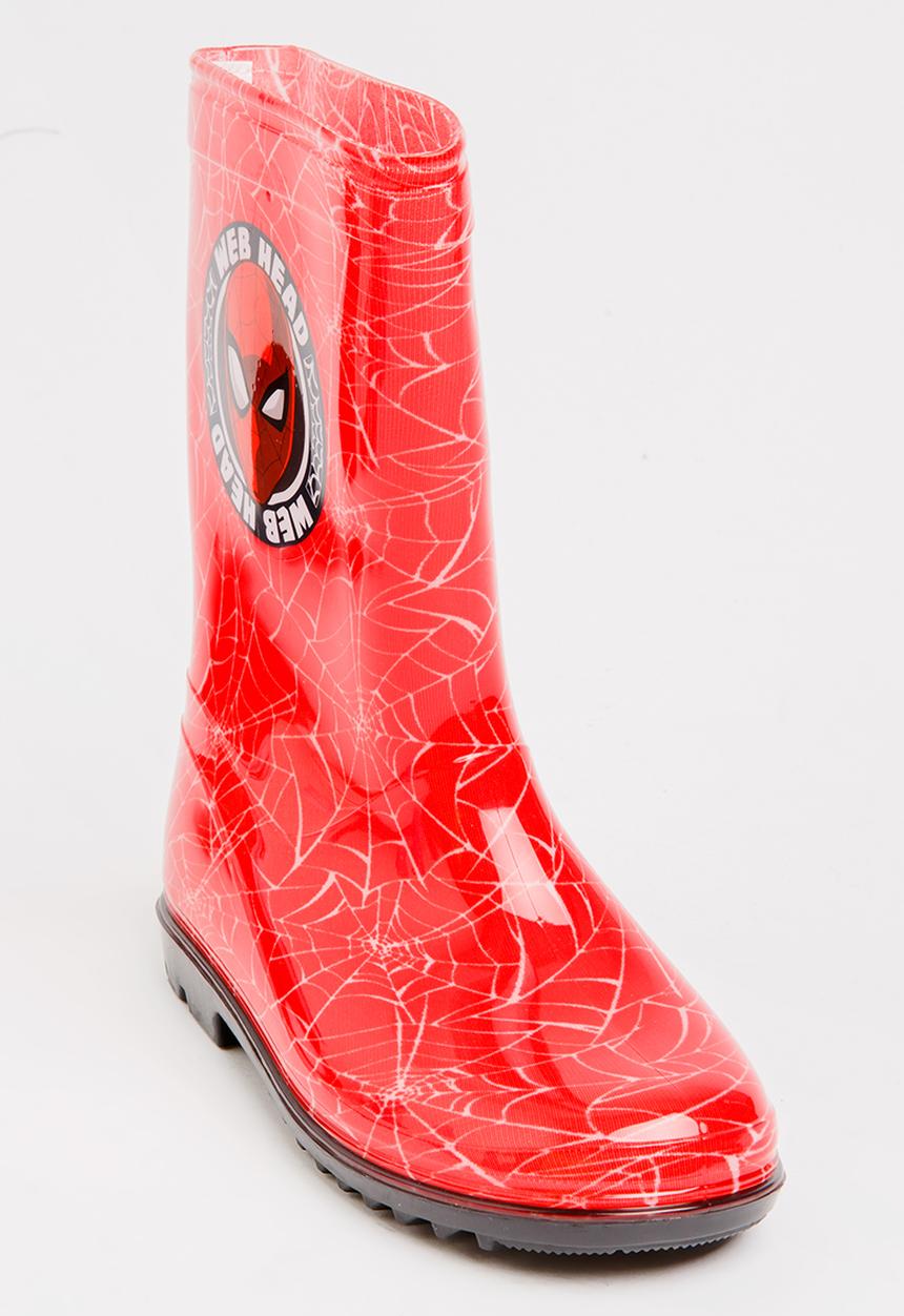Character Fashion - Spider - Man Wellington Boots Red