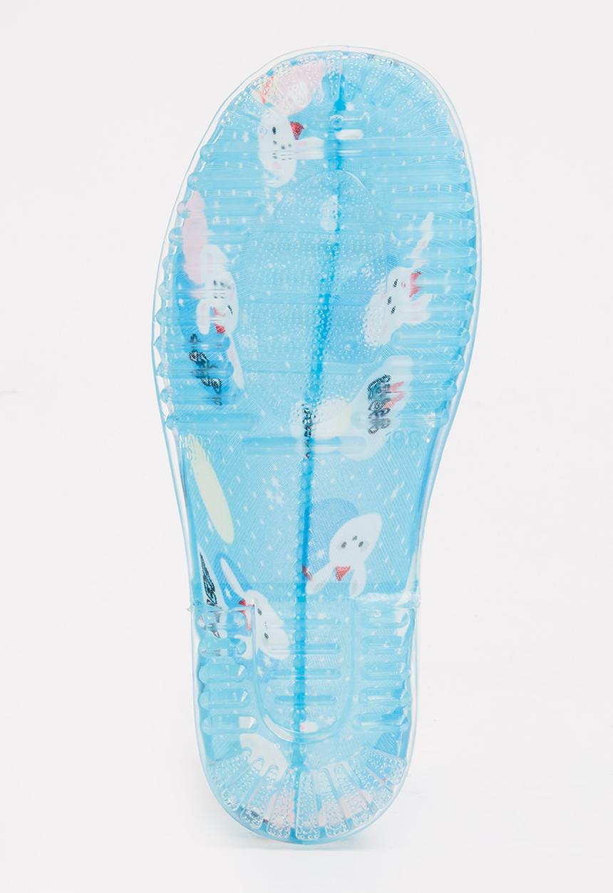 Pop Candy - AOP Rain Boots Pale Blue