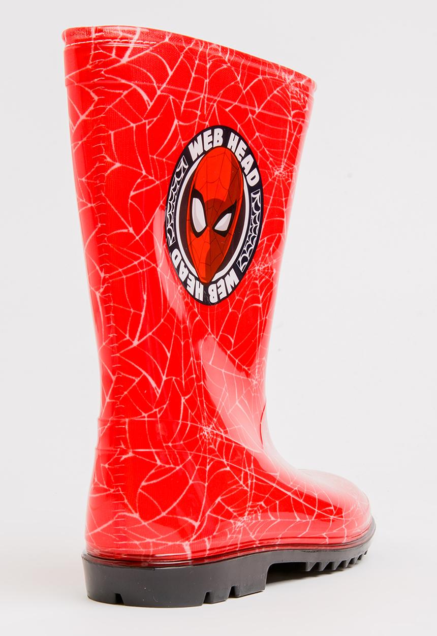 Character Fashion - Spider - Man Wellington Boots Red