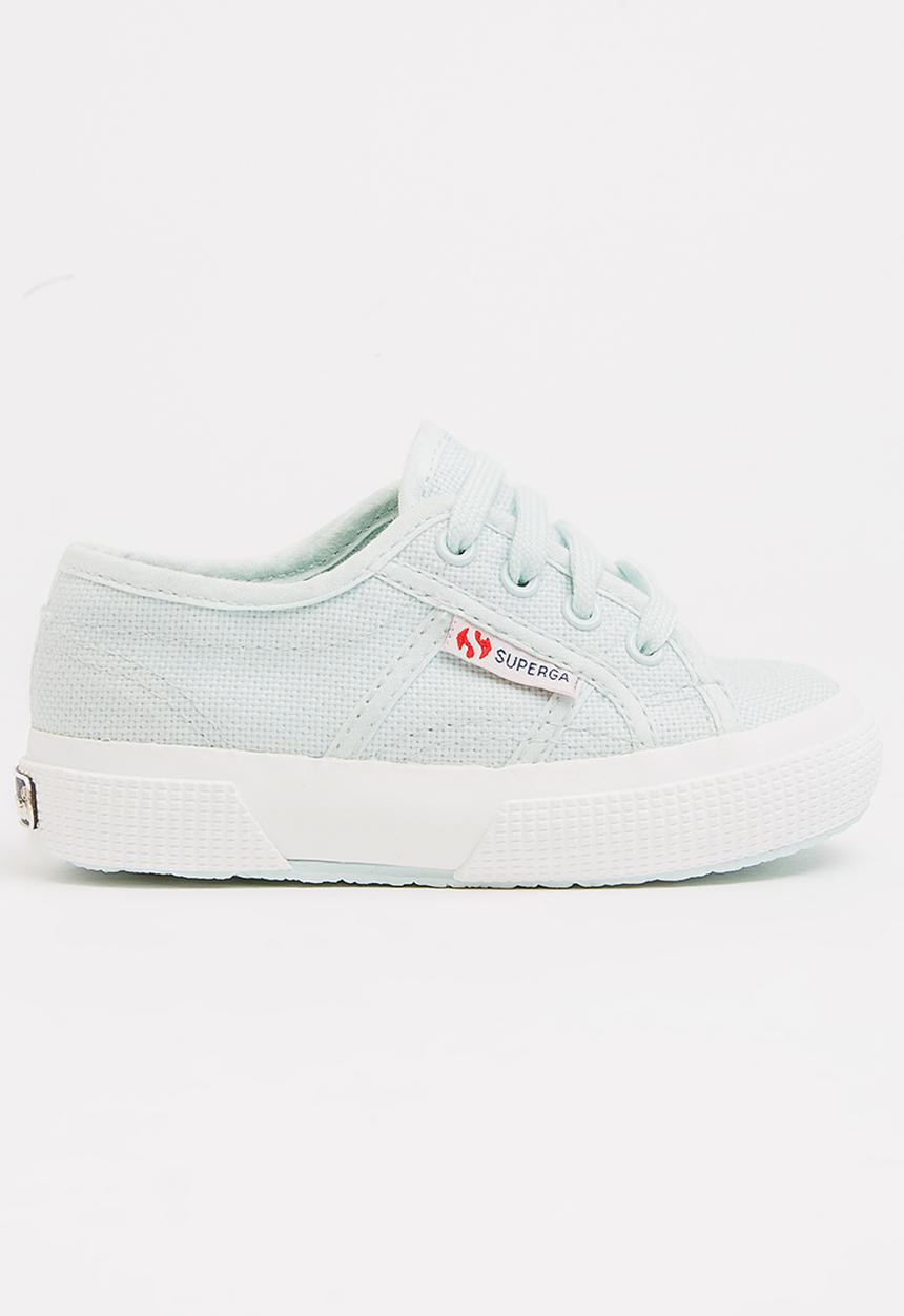 SUPERGA - Classic Lace Up Sneaker Mid Blue