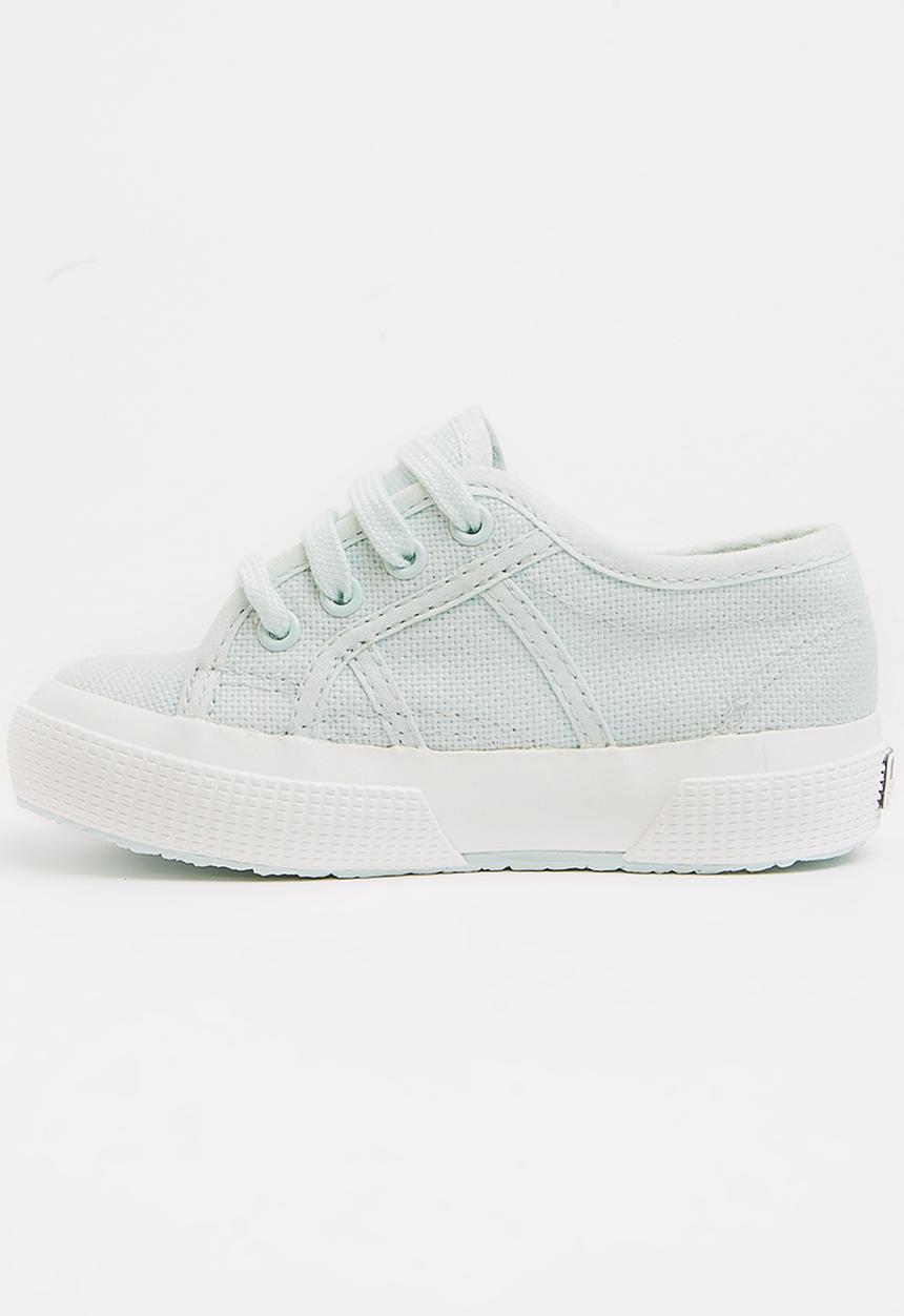SUPERGA - Classic Lace Up Sneaker Mid Blue