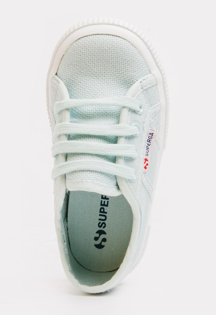 SUPERGA - Classic Lace Up Sneaker Mid Blue