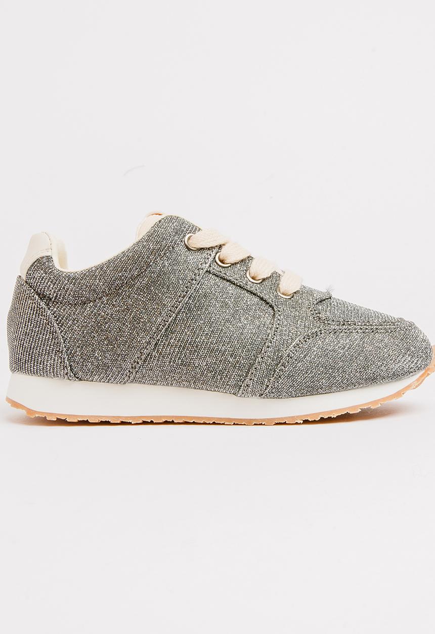 Pop Candy - Lace Up Sneaker Grey