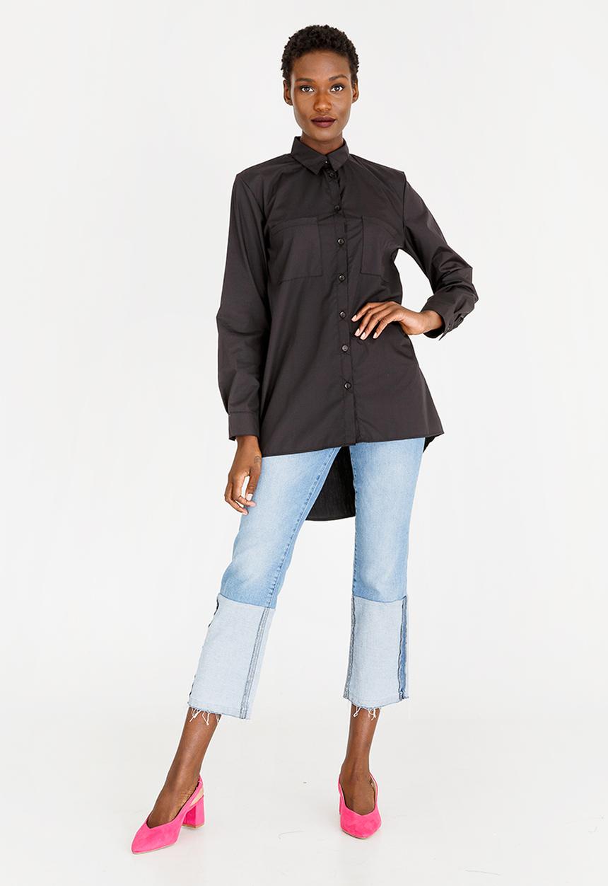 STYLE REPUBLIC - Boyfriend Shirt Black