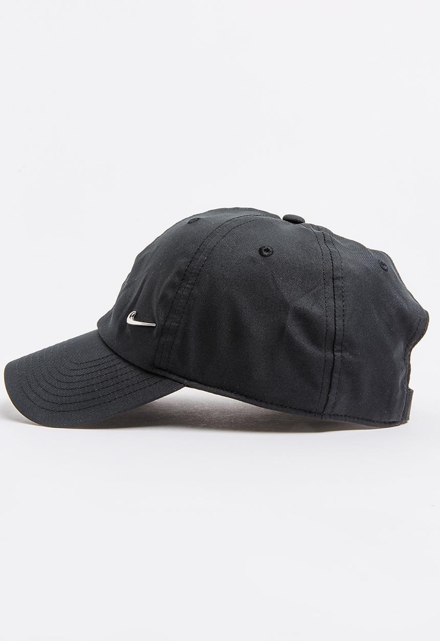 Nike - U NSW H86 CAP NK METAL SWOOSH - BLACK/METALLIC  SILVER