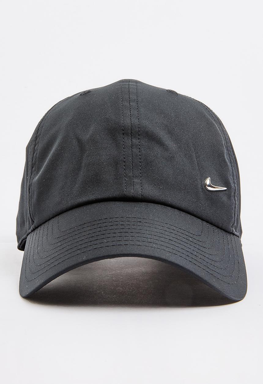 Nike - U NSW H86 CAP NK METAL SWOOSH - BLACK/METALLIC  SILVER