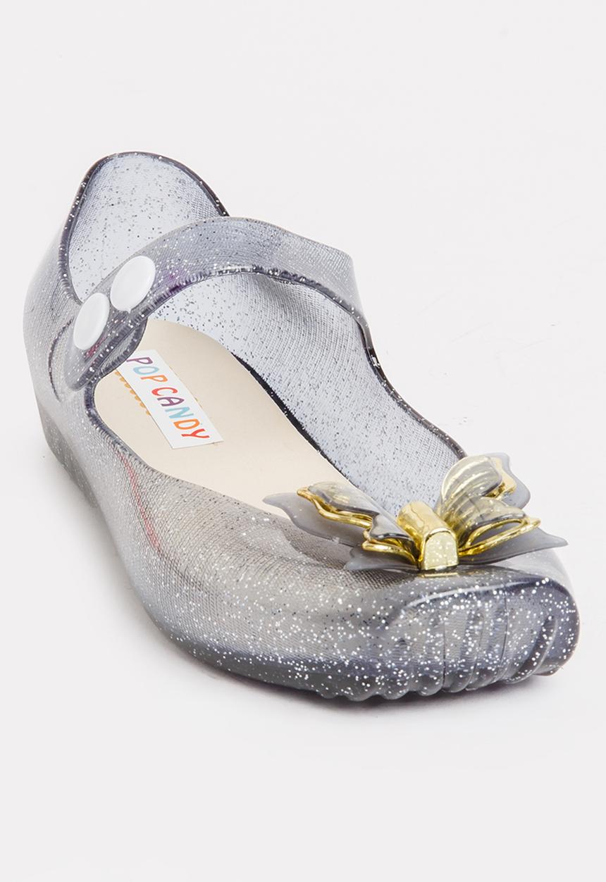 Pop Candy - Butterfly Mary Jane Pump Grey