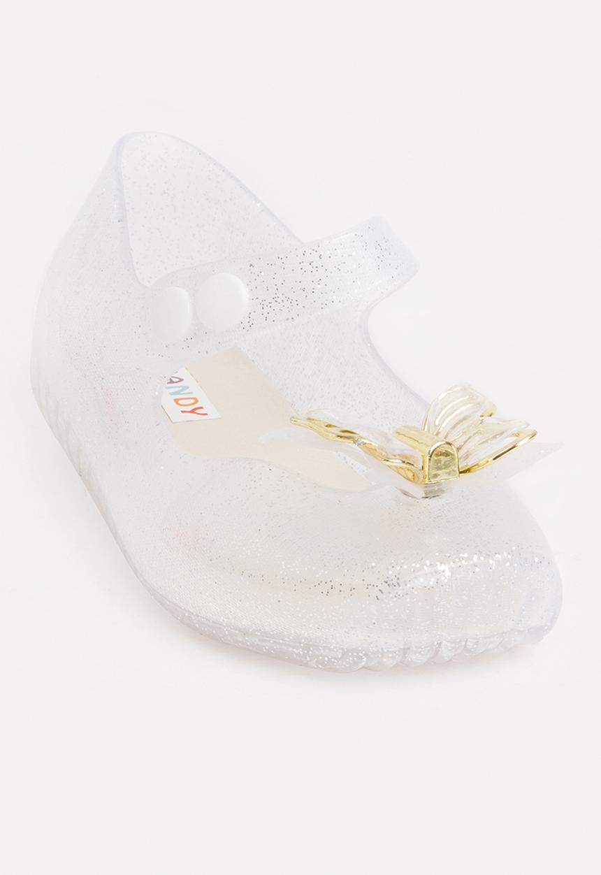 Pop Candy - Butterfly Mary Jane Pump White