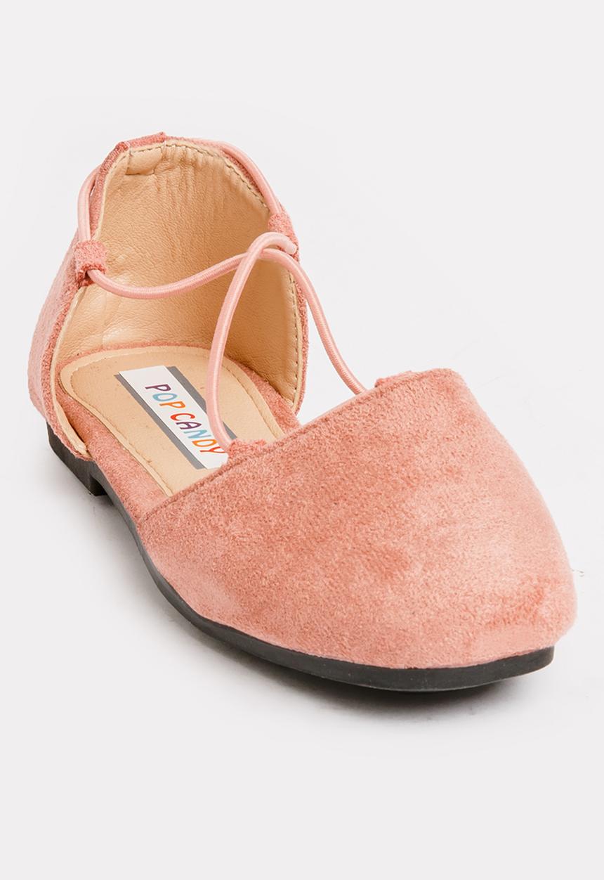 Pop Candy - Criss-Cross Slip On Mid Pink