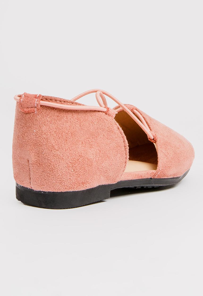 Pop Candy - Criss-Cross Slip On Mid Pink