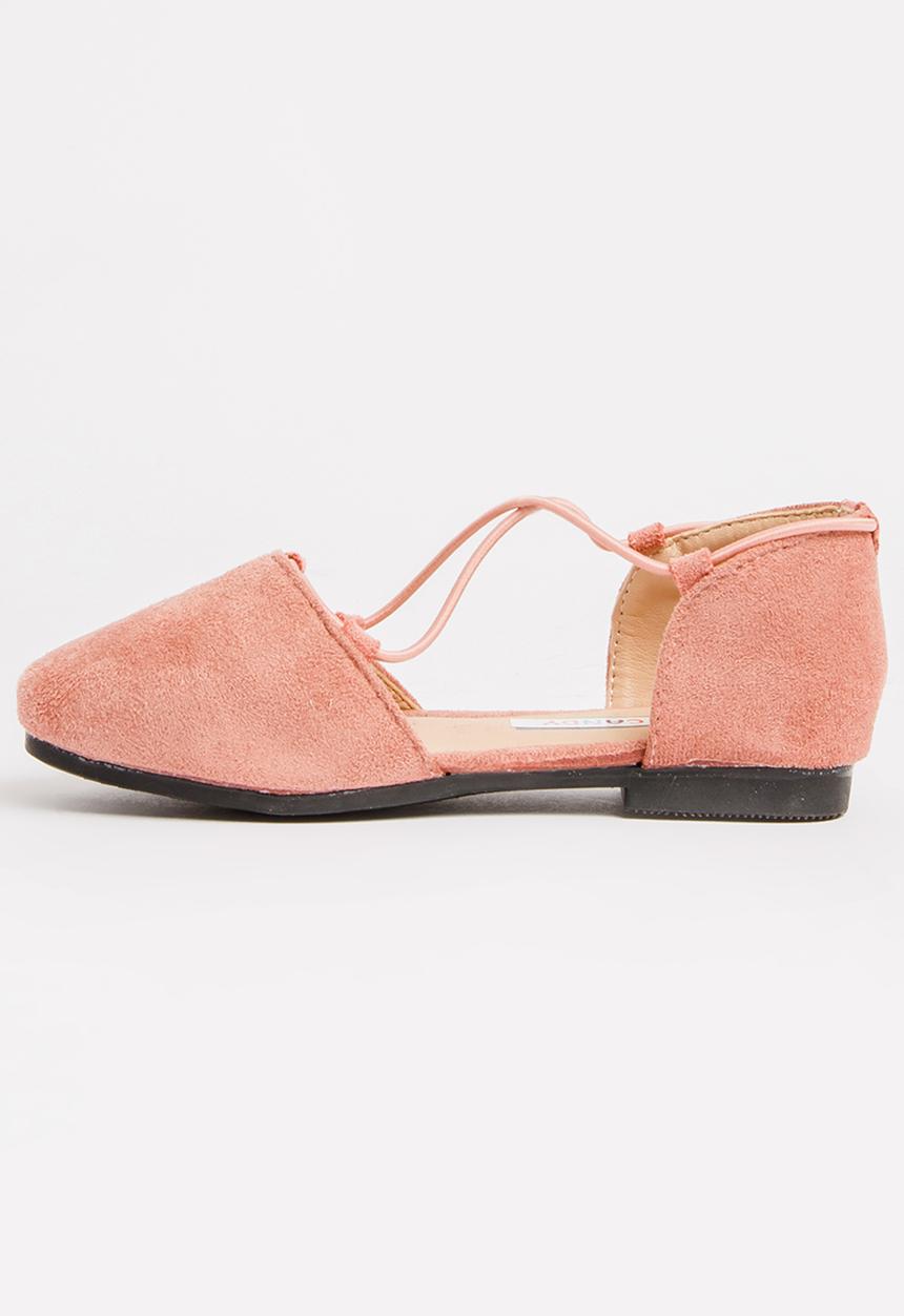 Pop Candy - Criss-Cross Slip On Mid Pink