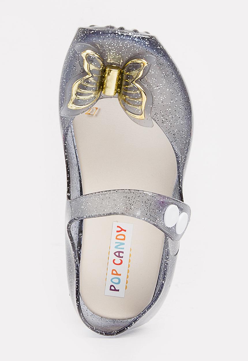 Pop Candy - Butterfly Mary Jane Pump Grey