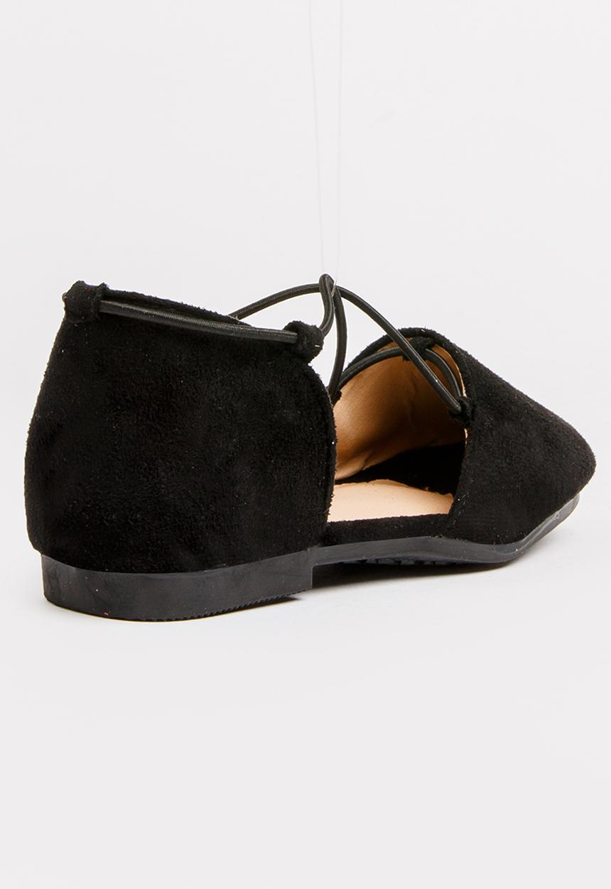 Pop Candy - Criss-Cross Slip On Black