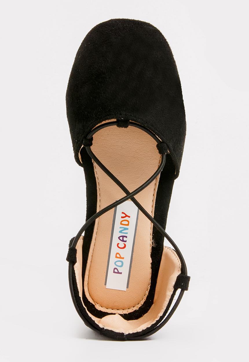 Pop Candy - Criss-Cross Slip On Black