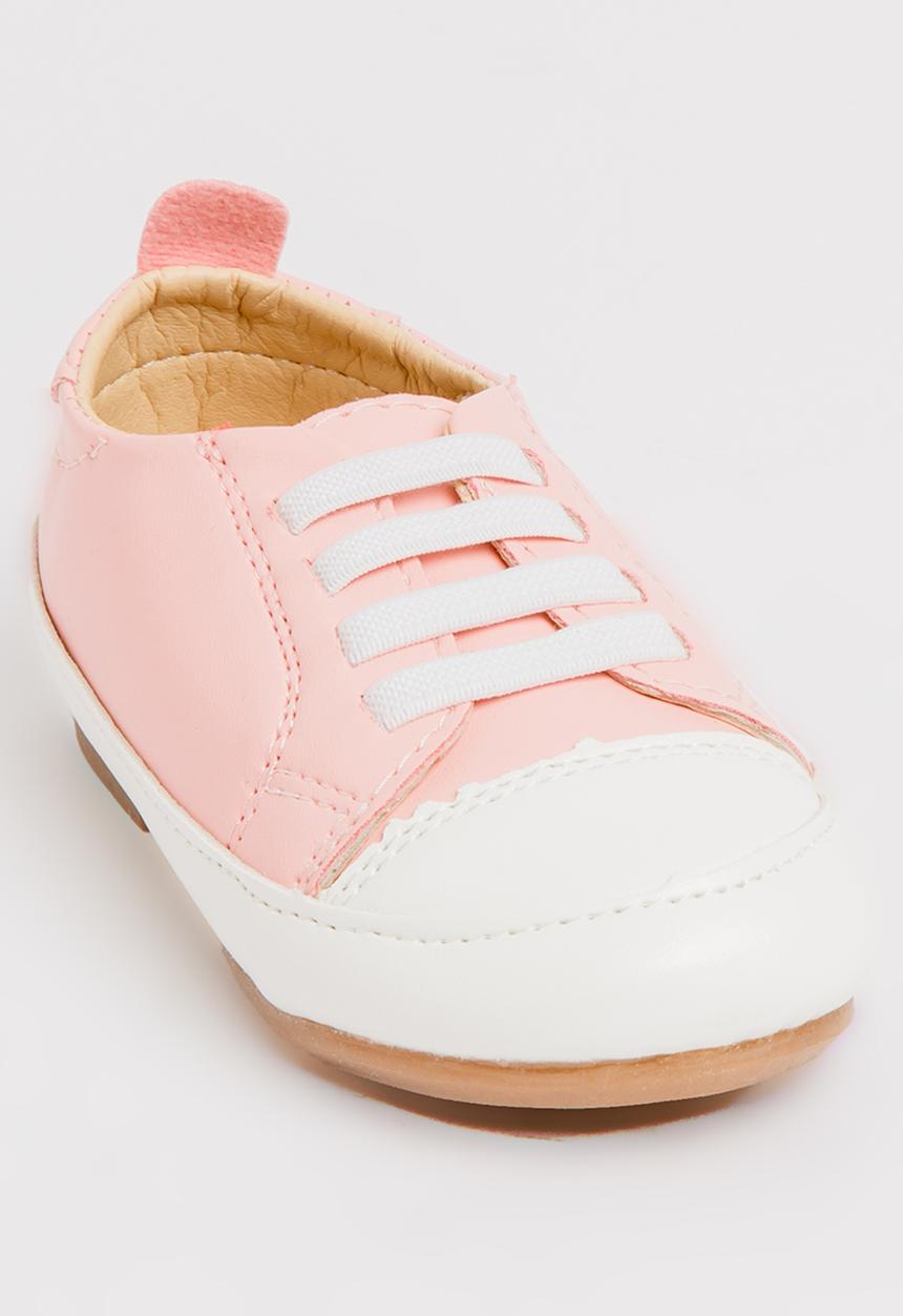 Pop Candy - Lace Up Sneaker - Mid Pink