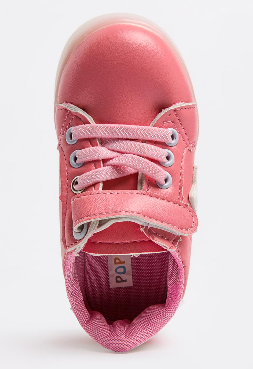 Pop Candy - Velcro strap light up sneaker - pink 