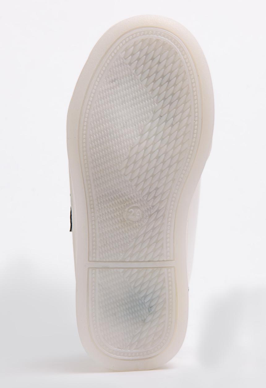 Pop Candy - Velcro Strap Light Up Sneaker White