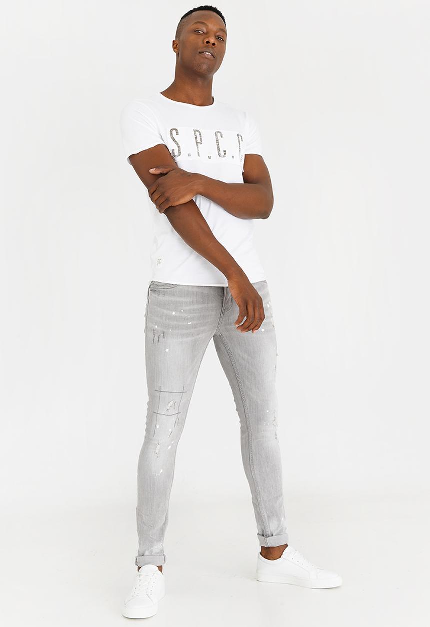 S.P.C.C - Stitched SPCC Panel Tee White
