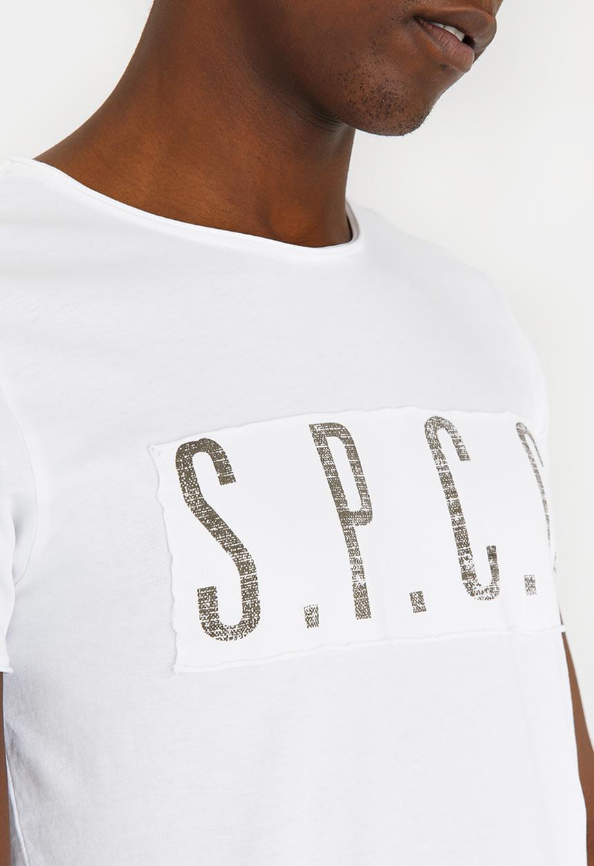 S.P.C.C - Stitched SPCC Panel Tee White