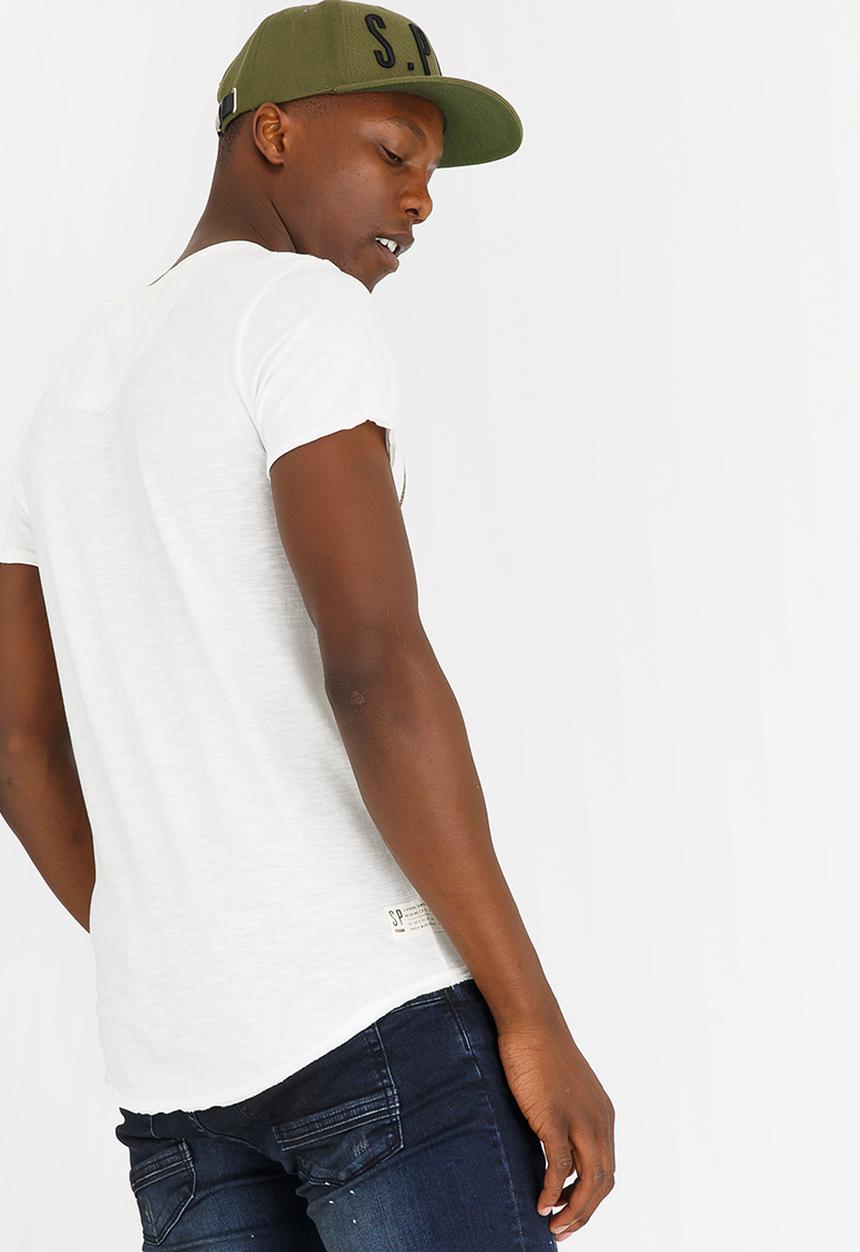 S.P.C.C - Chevron Shield Tee Off White