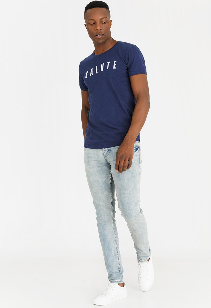 S.P.C.C - Salute Applique Tee Navy