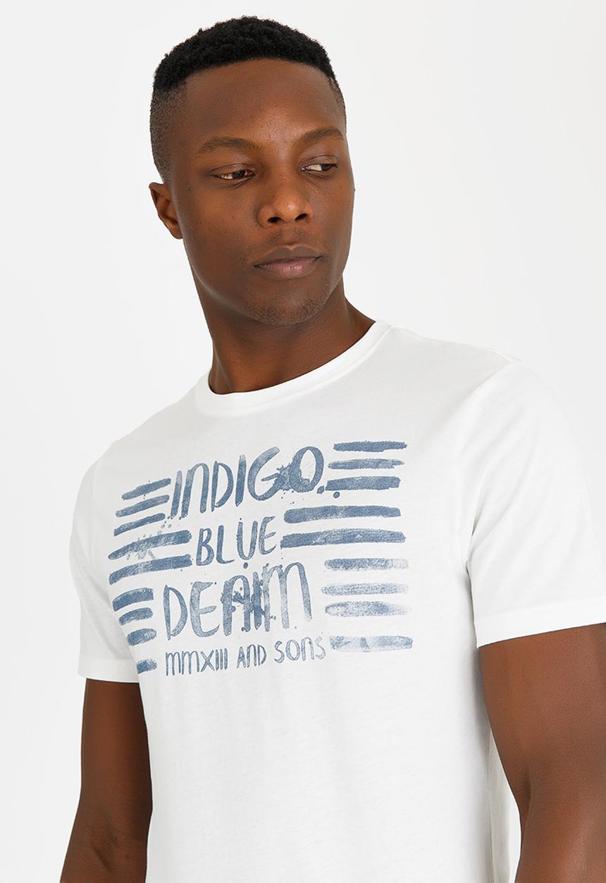 Only & Sons - Baldur Slim Fit Crew Neck Tee Cream