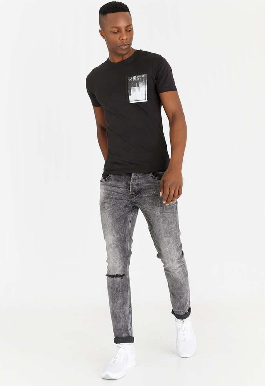 Only & Sons - Stuart Crew Neck Tee Black