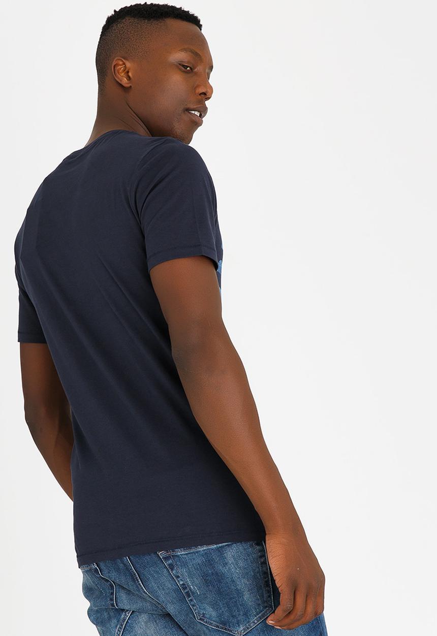 Only & Sons - Baldur Slim Fit Crew Neck Tee Navy