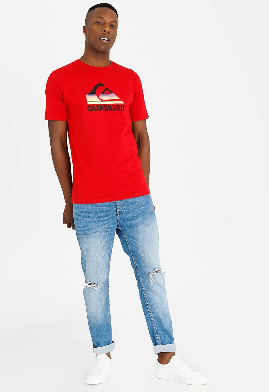 Quiksilver - Waves Ahead Printed Tshirt Red