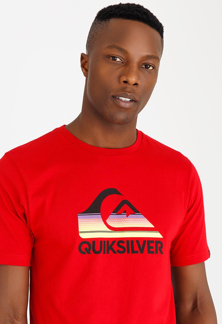 Quiksilver - Waves Ahead Printed Tshirt Red