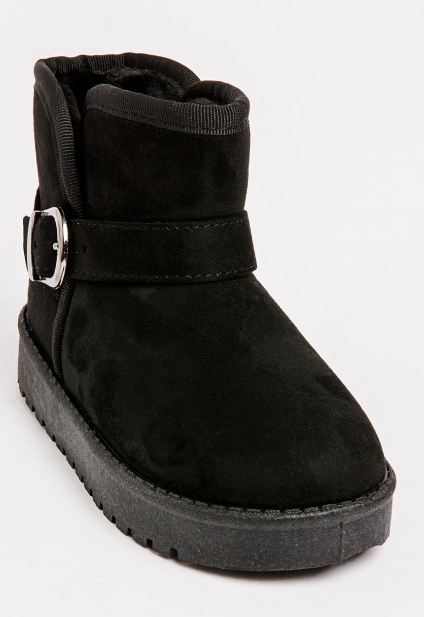 Pop Candy - Buckled Detailed Boot Black