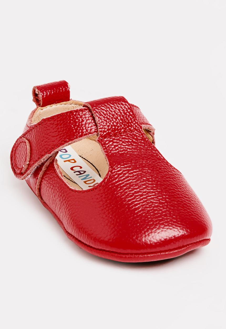 Pop Candy - Mary Jane PU Pump Red