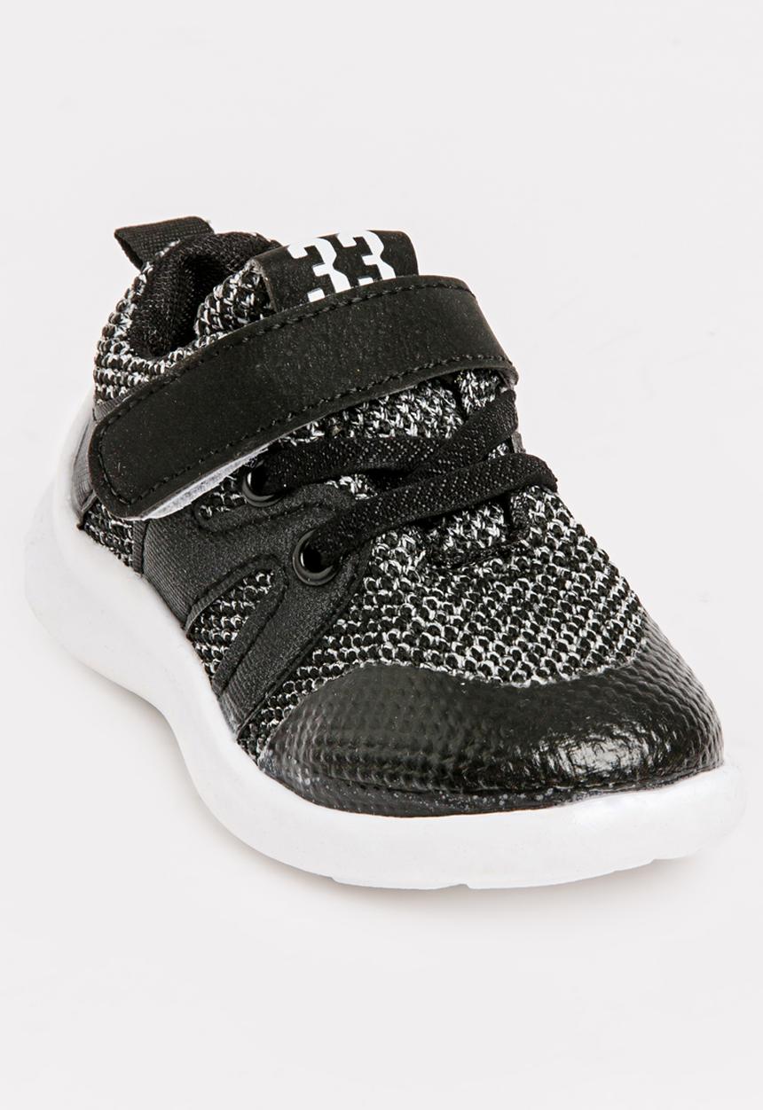 Pop Candy - Velcro strap sneaker - black