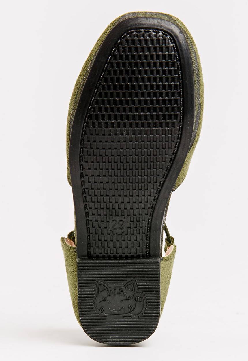 Pop Candy - Criss-Cross Slip On Green
