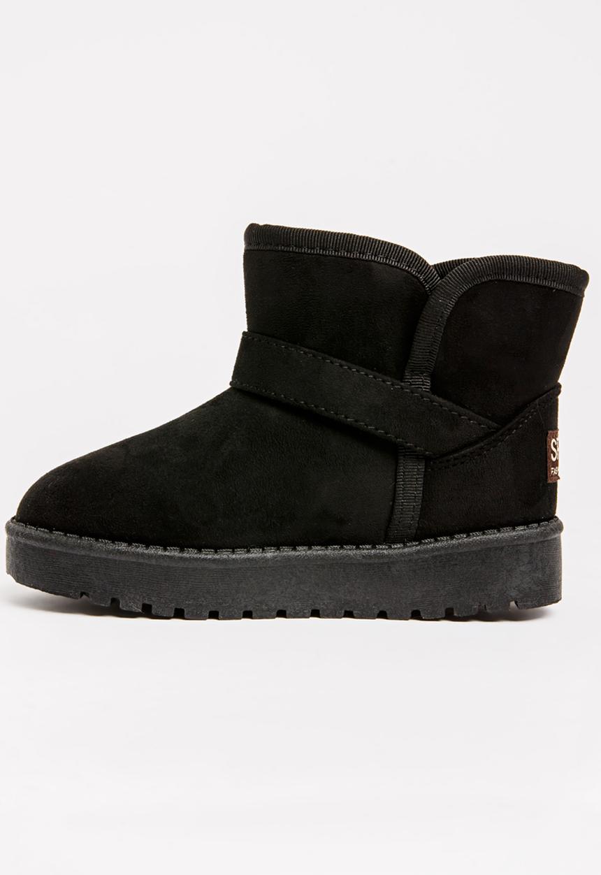 Pop Candy - Buckled Detailed Boot Black