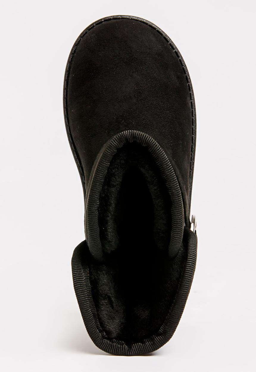 Pop Candy - Buckled Detailed Boot Black