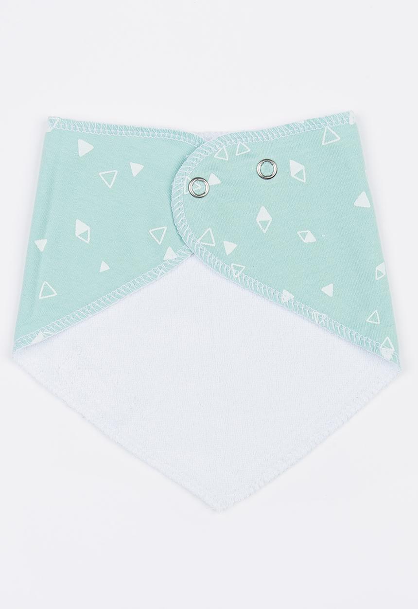 Pickalilly - Printed Bandana Bib Pale Blue