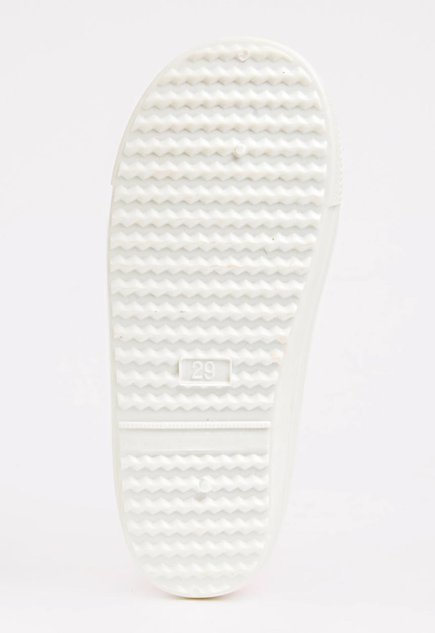 Pop Candy - Rubber Boots with Lace Detail Dark Pink