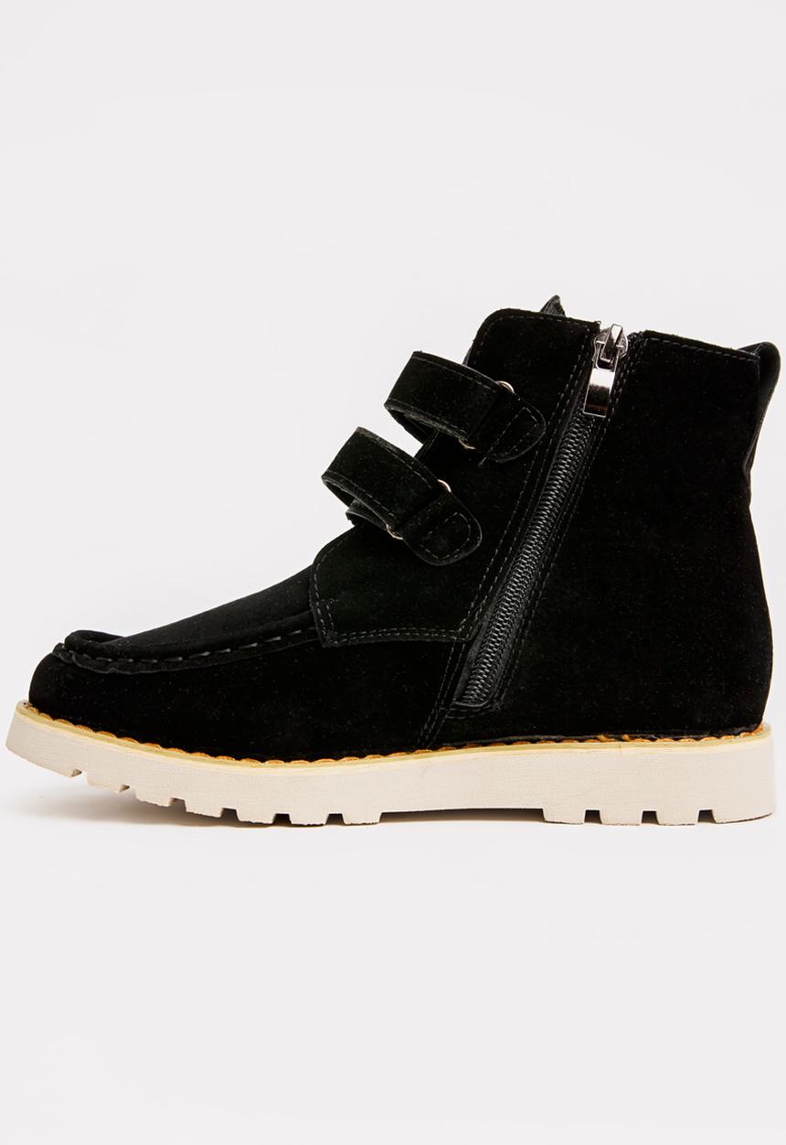 Pop Candy - Boys Ankle Boot Black
