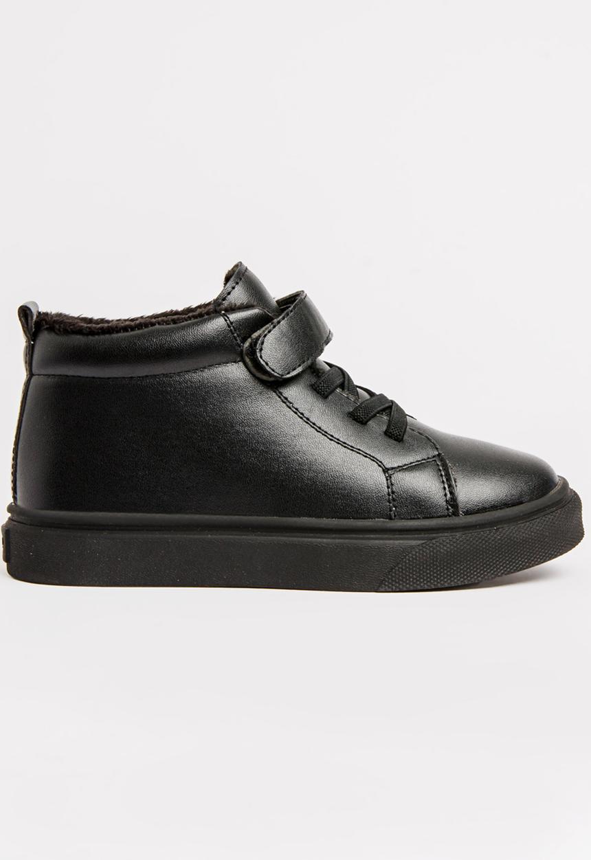 Pop Candy - Boys Hi Top Sneaker Black