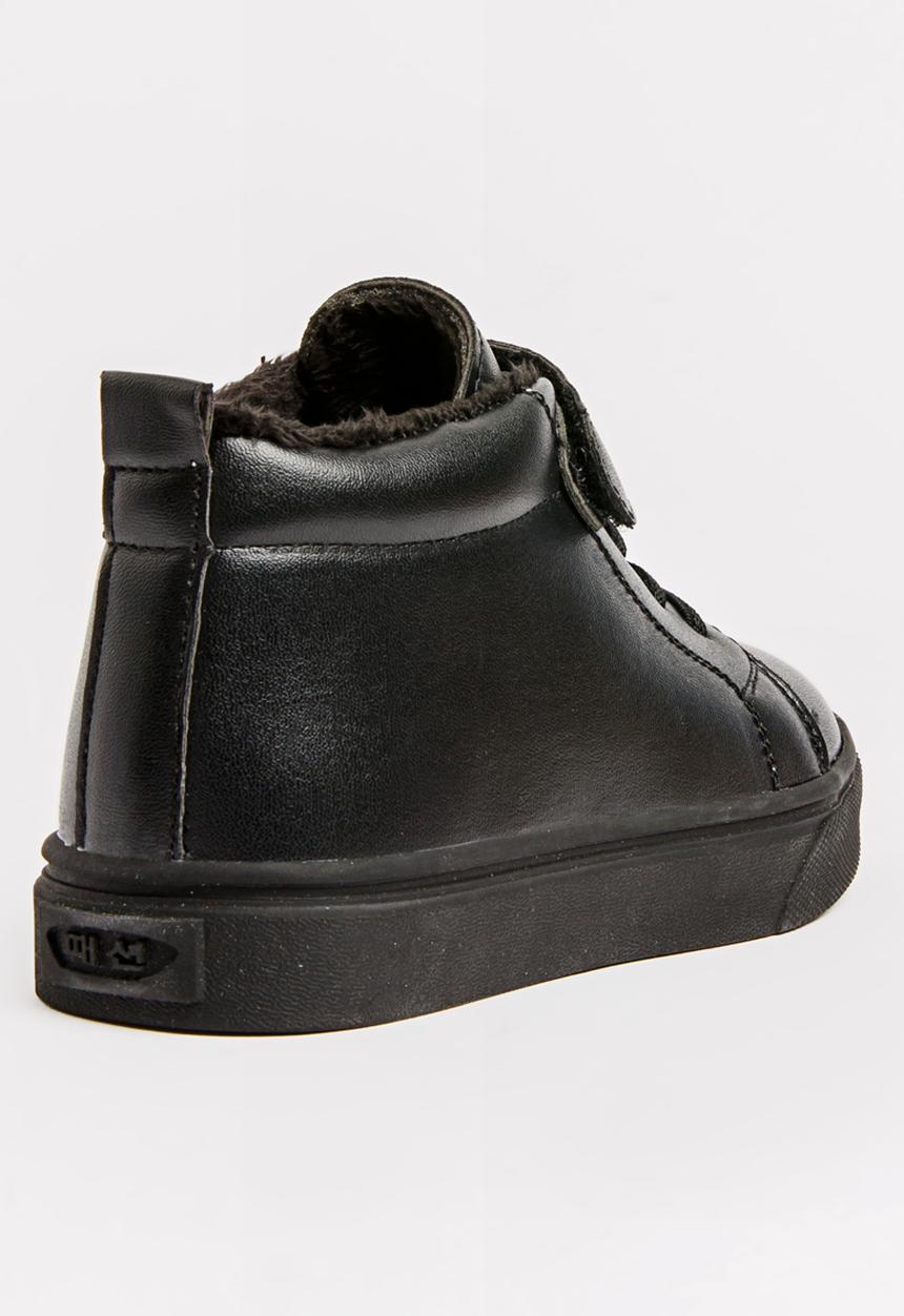 Pop Candy - Boys Hi Top Sneaker Black