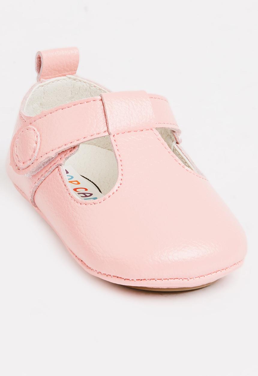 Pop Candy - Mary Jane PU Pump Pale Pink
